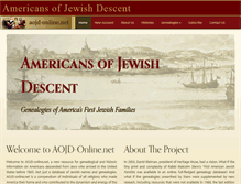 Tablet Screenshot of aojd-online.net